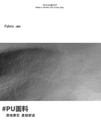 Bowler Faux Leather Plain Bag