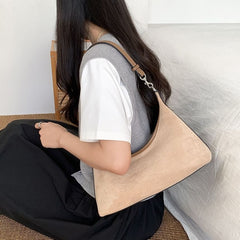 Bag Shoulder Faux Suede