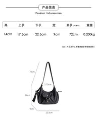 Bag Shoulder Drawstring Multi-Pocket