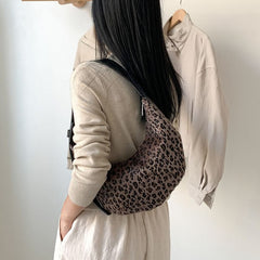 Leopard Print Shoulder Bag