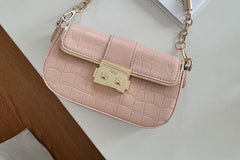 Bag Faux Shoulder Leather Flap