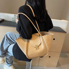 Faux Leather Bag Tote