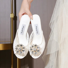 Ladies Lace Wedding Shoes