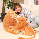 Large 130cm Lion King Adult Stuffed Plush doll toy simulation animal prone lion model kids child best gift