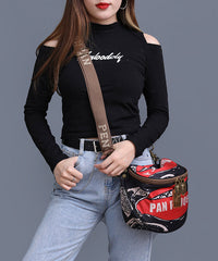 Leisure And Versatile Solid Durable Printed Satchel Bags