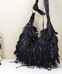 Leisure Sheepskin Tassel Shoulder Bag