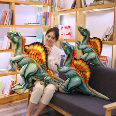 Dinosaurio de peluche Spinosaurus realista de pie, muñeco de peluche gigante para niños, regalo para niños de 40/60/80/100 cm