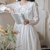 Vestido Angelcore de algodón Light Academia