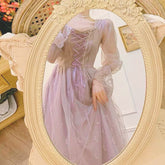 Vestido de princesa de hadas con encaje estilo vintage romántico de Misty Grace