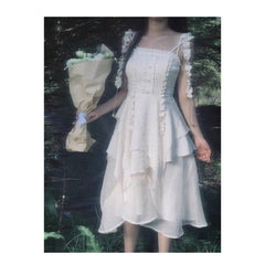 Vestido de princesa de cuento de hadas en capas MorningSun