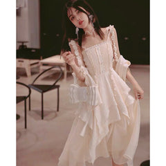 Vestido de princesa de cuento de hadas en capas MorningSun