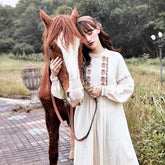 Vestido estilo cottagecore vintage de Mountain Traveller Mori Girl