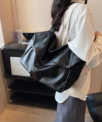 Coffee Colored Versatile Large Capacity Crossbody Bag