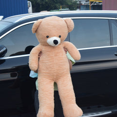 Oso de peluche de alta calidad en 3 colores con bufanda, peluche de oso, almohada, regalo de cumpleaños para niños y bebés.