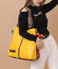 Original Design Print Patchwork Large Capacity Messenger Bag