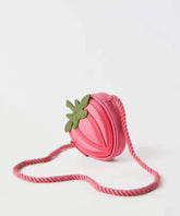 Stylish Patchwork Strawberry Crossbody Bag
