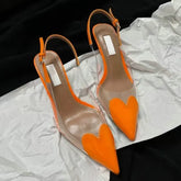PVC Transparent Pointy Head High Heel