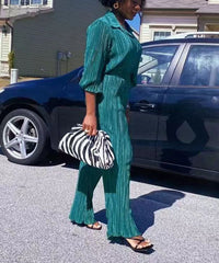 Zebra Wrinkle Large Capacity Tote Handbag