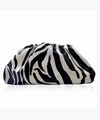 Zebra Wrinkle Large Capacity Tote Handbag