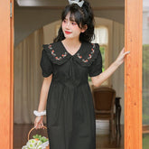 Vestido oscuro de estilo cottagecore Nightfruit