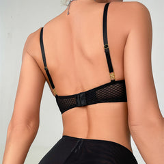 Ultra Thin Lace Underwire Push Up Bralettes Set