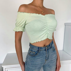 Collarbone-Exposing Knitted Corsets