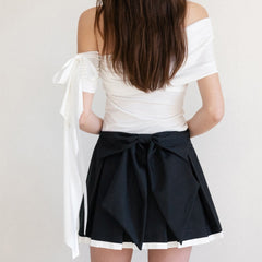 Off-The-Shoulder Mesh Lace Strapless Top