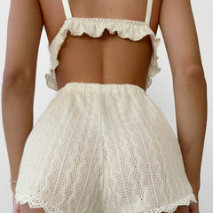 Gentle Style Lace Cami Sets