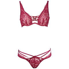 Ultra-Thin See-Through Mesh Sexy Bralette Set