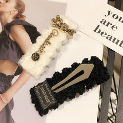 Kaninchen Plüsch Haarspangen