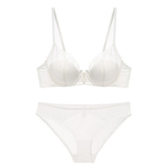 New Sexy Lingerie Thin Lace Deep V Bralette Set