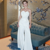 Lrregular Flower Design Short Halter Neck Vest Set