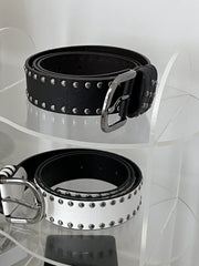 y2k -Punk Style Double-Row Rivet Belt