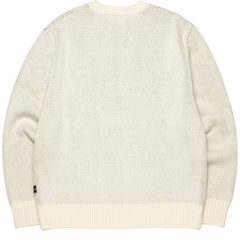 Suéter blanco de punto con estética de los 90 de Scarface Mafia