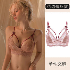 Lace Bralette Set Without Underwire