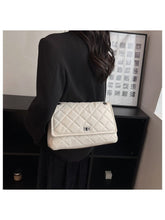 Trendy Solid Rhombus Lattice Chain Shoulder Bags