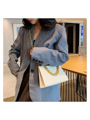 Stone Pattern Chain Ladies Stylish Shoulder Bags