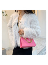 Stone Pattern Chain Ladies Stylish Shoulder Bags