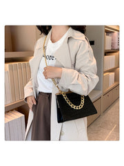 Stone Pattern Chain Ladies Stylish Shoulder Bags