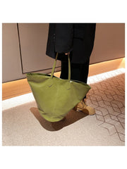 Desig Ner PU Leather Large Capacity Shopping Tote Bag