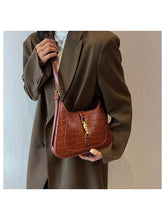 Stone Pattern PU Leather One Shoulder Bags