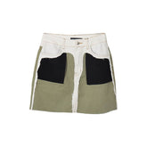 Patchwork Colorblock E-Girl Aesthetic Mini Skirt