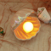 Perlenmuschel Meerjungfrau Ästhetische Raumdekorlampe