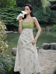 Conjunto de vestido de 3 piezas PineLake Heaven Green Witch