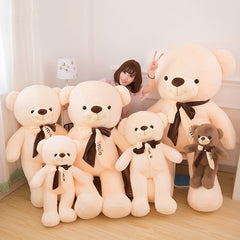 Plush Toy Bow Tie Bear Smiling Bear Teddy BearDoll Pillow Kids Girls Popular Valentine Birthday Gift