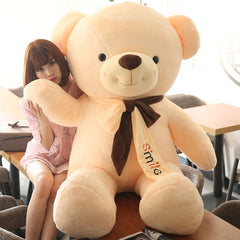 Plush Toy Bow Tie Bear Smiling Bear Teddy BearDoll Pillow Kids Girls Popular Valentine Birthday Gift