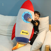 Plush Toy Rocket Pillow Children Boys Dolls Sleeping Clip-On Beds Sleeping Boys and Girls Gifts Home Decoration