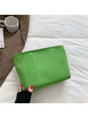 Pure Color Casual Simple Handbags