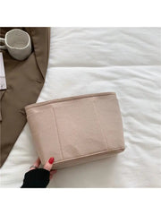 Pure Color Casual Simple Handbags