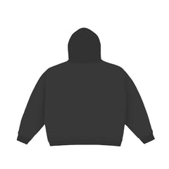 Lockerer Hoodie mit Retro-Cyber-Print